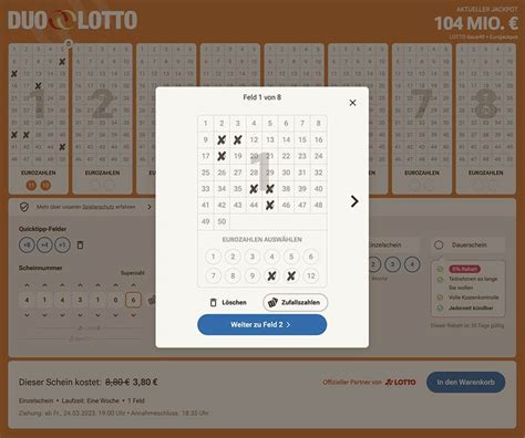 duolotto|eurojackpot oder 6 aus 49.